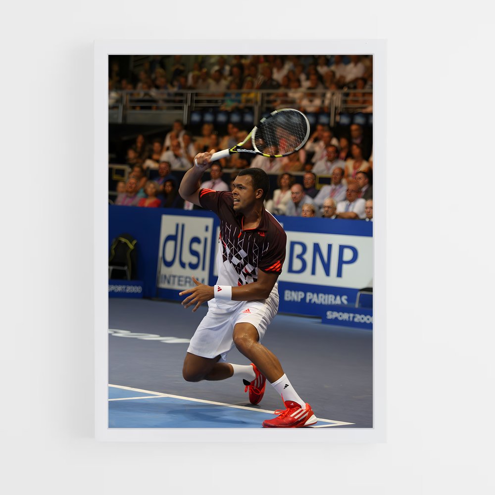 Poster tsonga smash – affiche Tennis (vue 3)